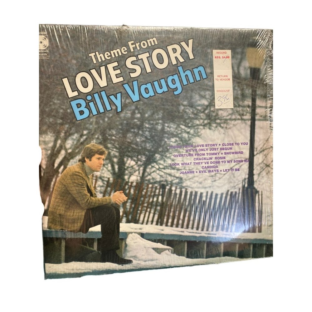 AS IS Vintage vinyl record Love story Billy Vaughn
